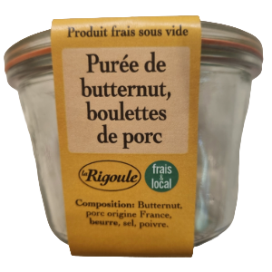 Plat cuisiné en Corrèze avec légumes et viande locaux